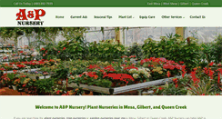 Desktop Screenshot of apnursery.com